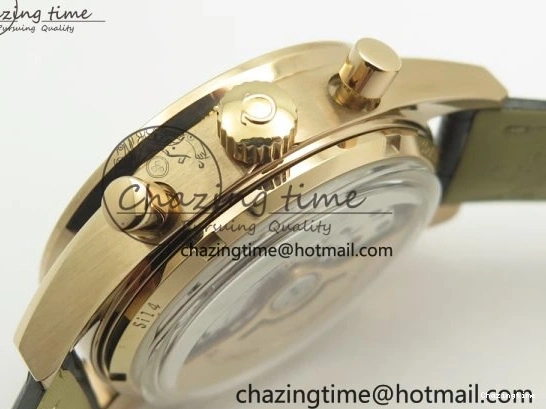 0223 Speedmaster ’57 Co-Axial RG OMF 1:1 Best Edition Black Dial On Leather Strap A9300 (Free Leather Strap) Resilient 8064